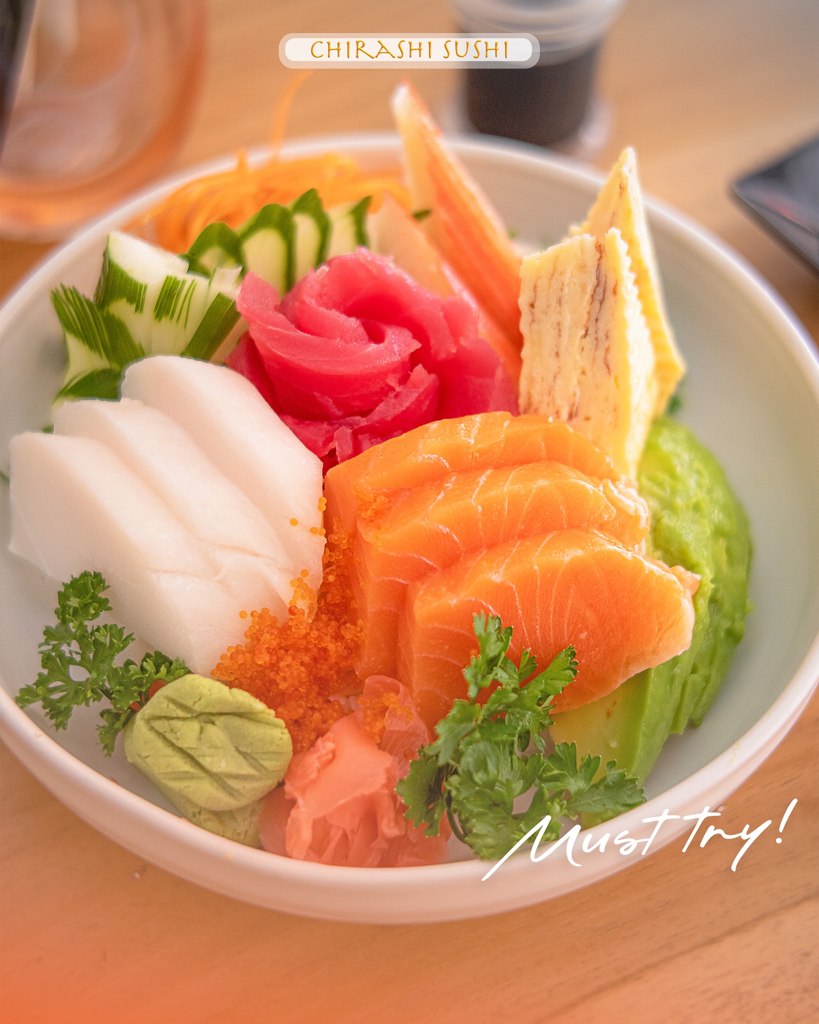 Sushi platter at UNI Sport Bar Café