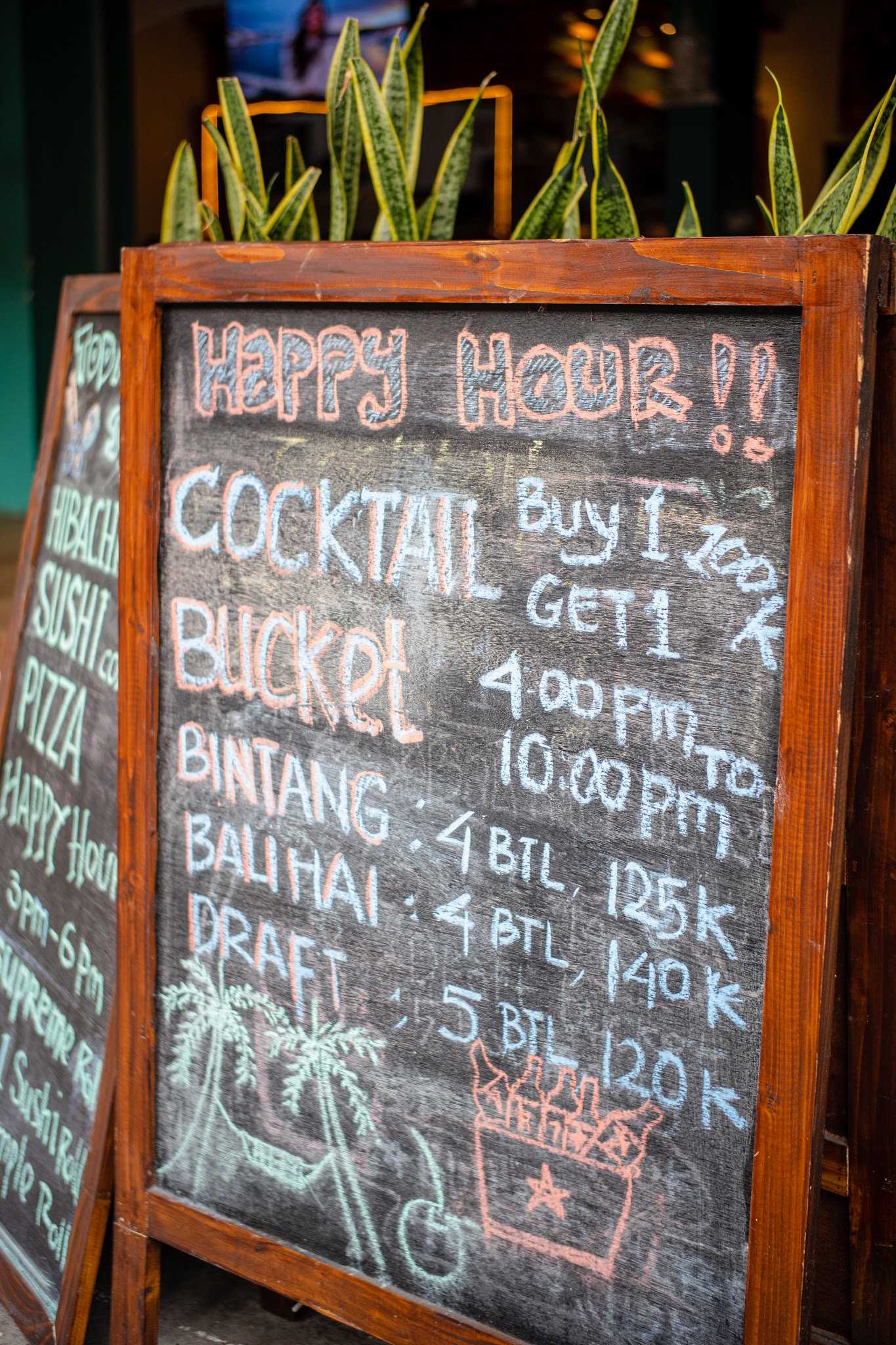 UNI Sport Bar Café events board